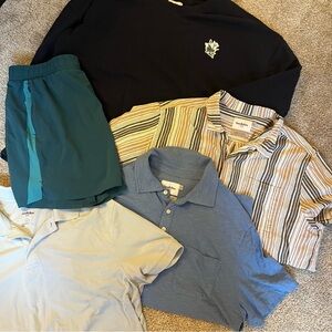 Not So Mystery Men’s Box of Shirts, Shorts, Sweatshirt